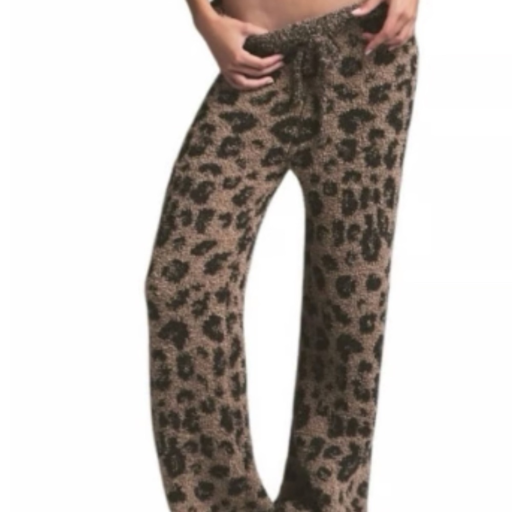 SKIMS Leopard Print Pajama Pants